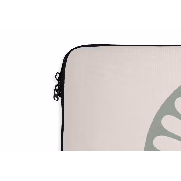 Laptophoes - Abstract - Patroon - Radiaal - Modern - Groen — 5