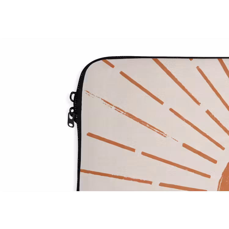 Laptophoes - Zon - Stralen - Abstract - Terracotta - Modern — 5