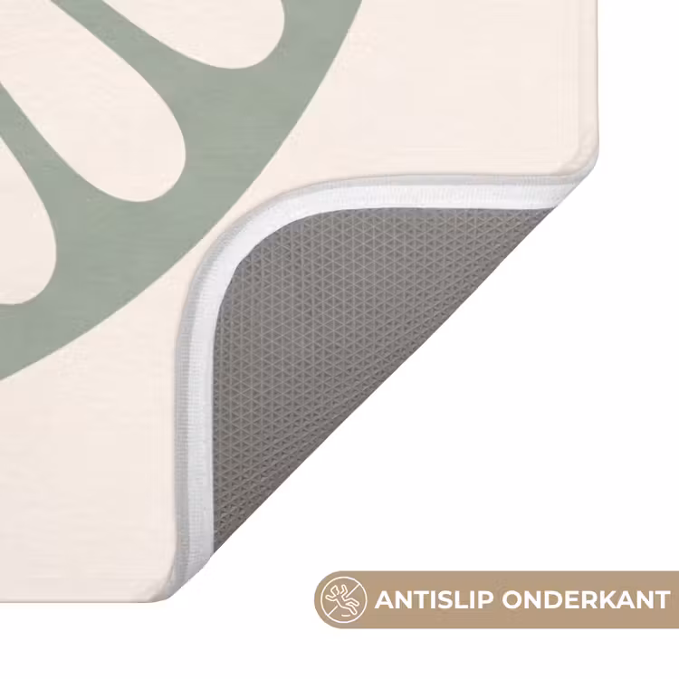 Wc Mat - Abstract - Patroon - Radiaal - Modern - Groen — 4