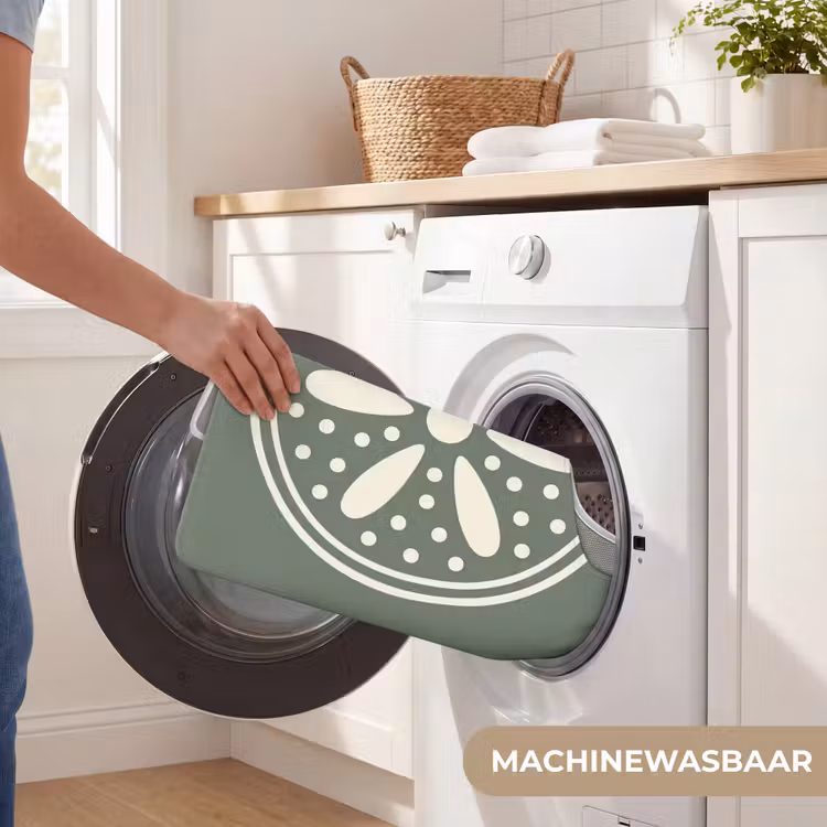 Wc Mat - Patroon - Cirkel - Abstract - Groen - Decoratie — 6