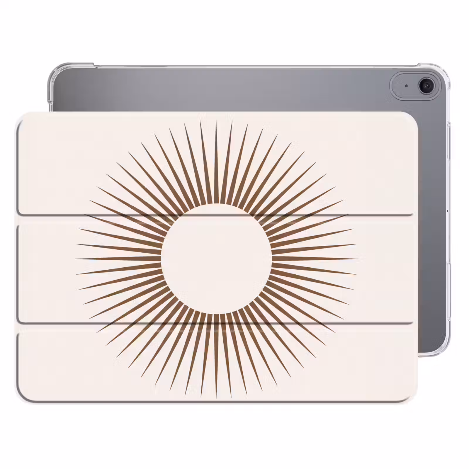 iPad hoes - Abstract - Zon - Symbool - Modern - Beige — 1