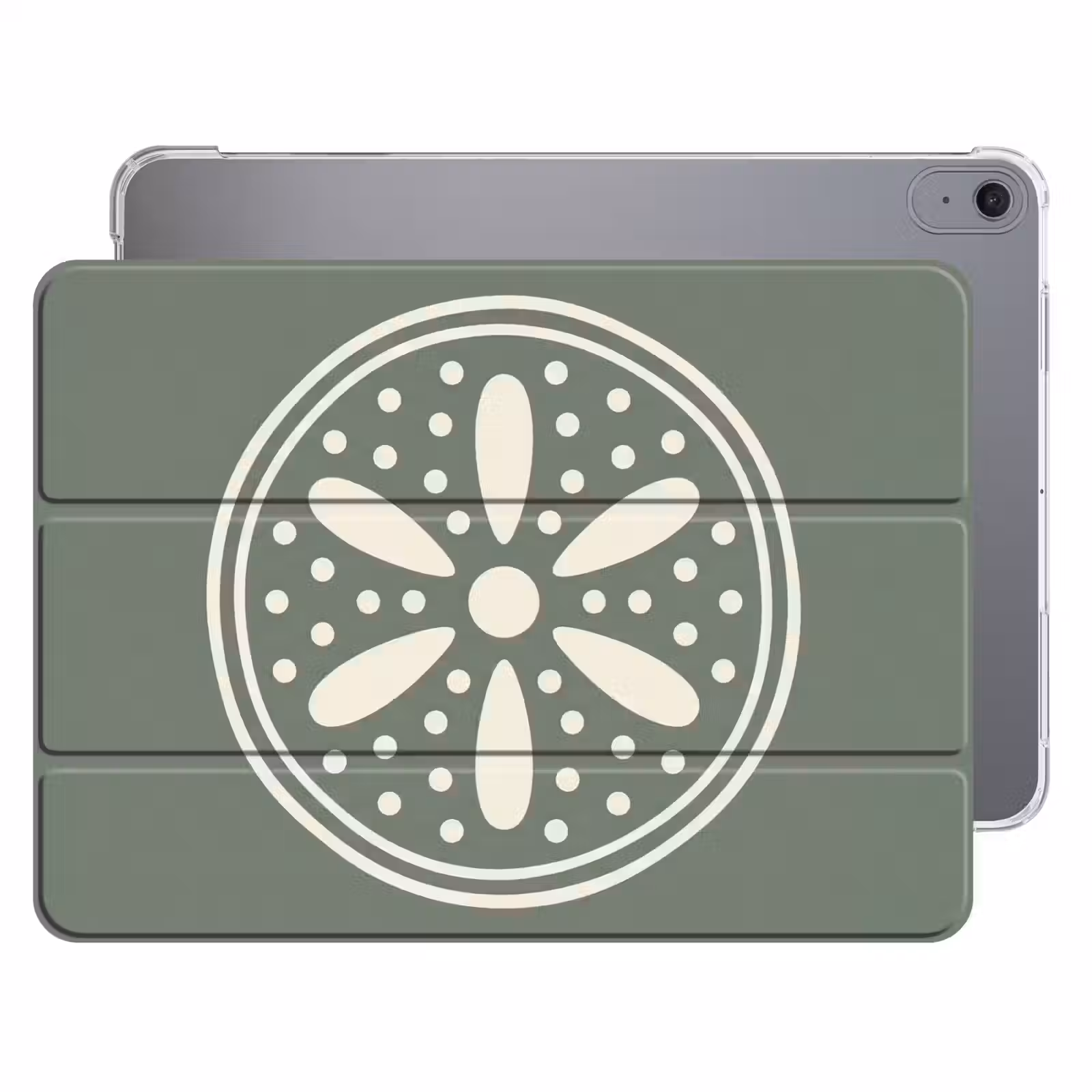 iPad hoes - Patroon - Cirkel - Abstract - Groen - Decoratie — 1