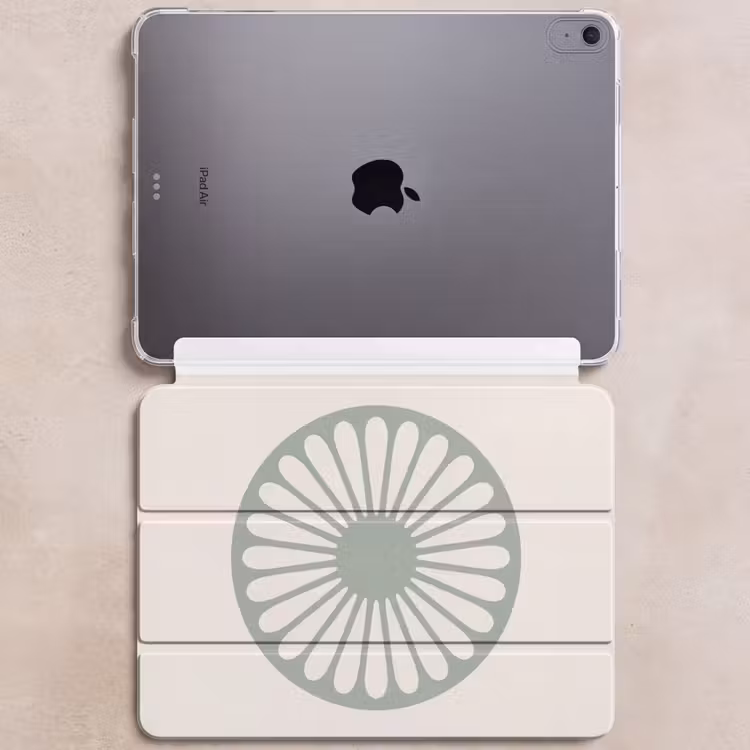 iPad hoes - Abstract - Patroon - Radiaal - Modern - Groen — 6