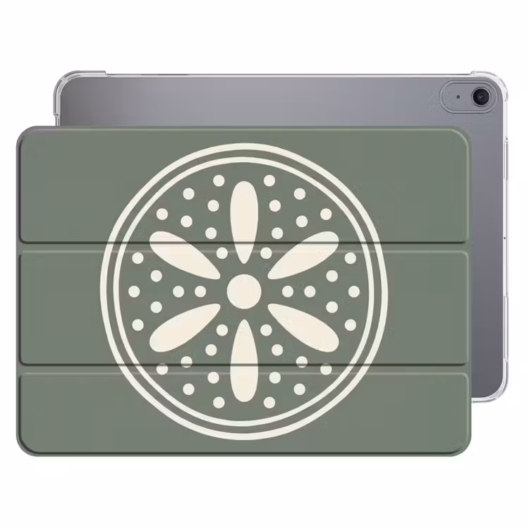 iPad hoes - Patroon - Cirkel - Abstract - Groen - Decoratie — 1