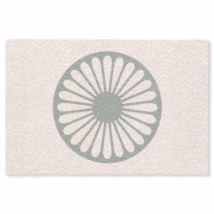 Vloerkleed - Abstract - Patroon - Radiaal - Modern - Groen — 1
