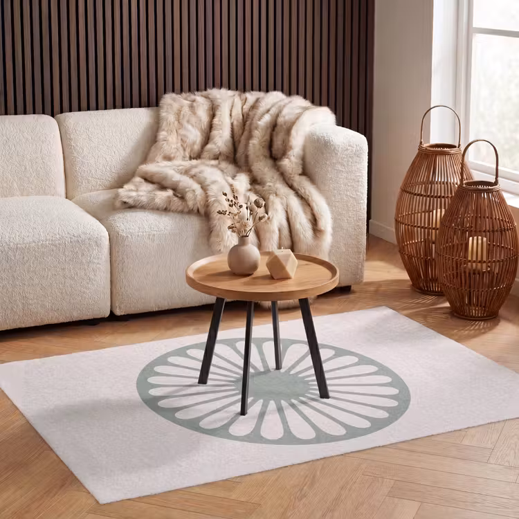 Vloerkleed - Abstract - Patroon - Radiaal - Modern - Groen — 3