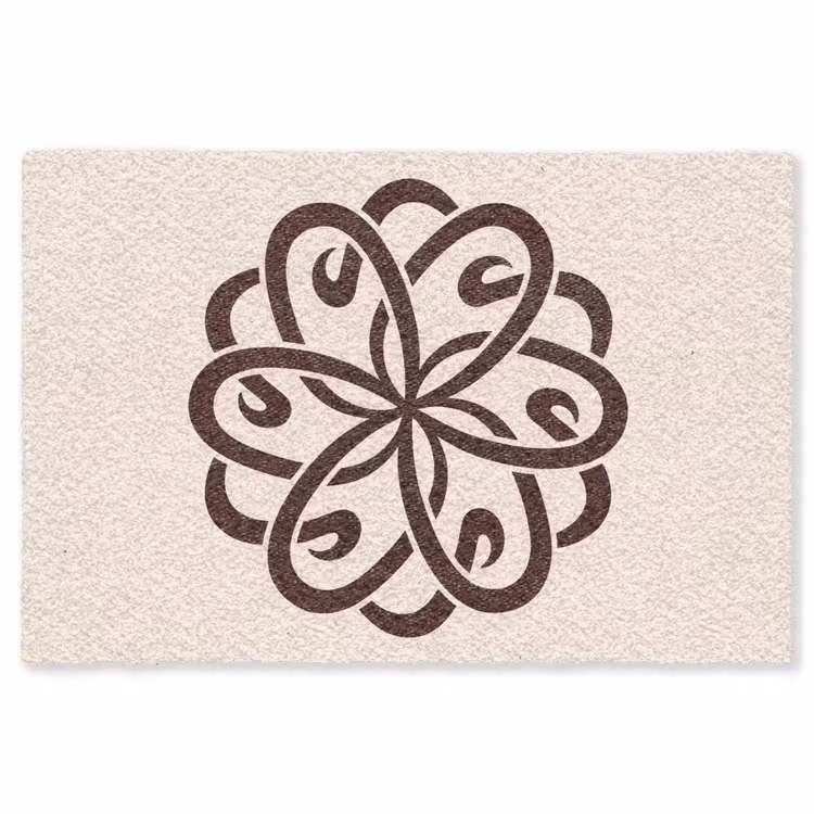 Vloerkleed - Patroon - Knoop - Abstract - Modern - Bruin — 1