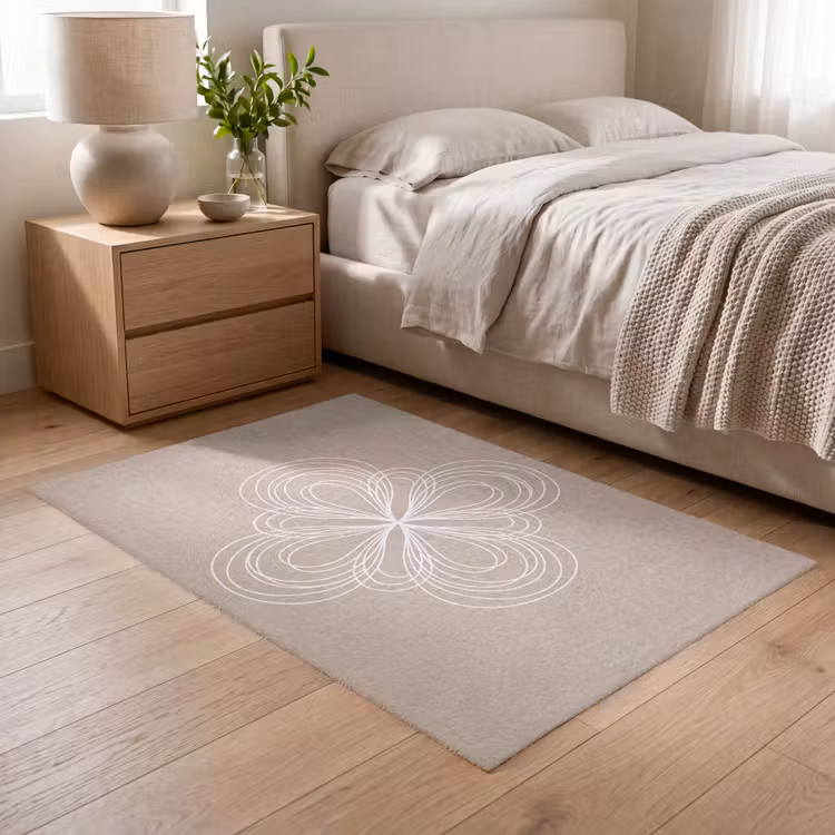Vloerkleed - Patroon - Lijnen - Abstract - Minimalistisch - Beige — 5