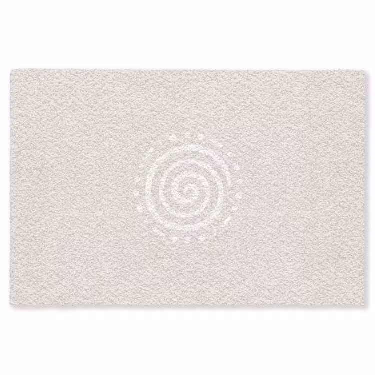 Vloerkleed - Symbool - Spiraal - Abstract - Minimalistisch - Beige — 1