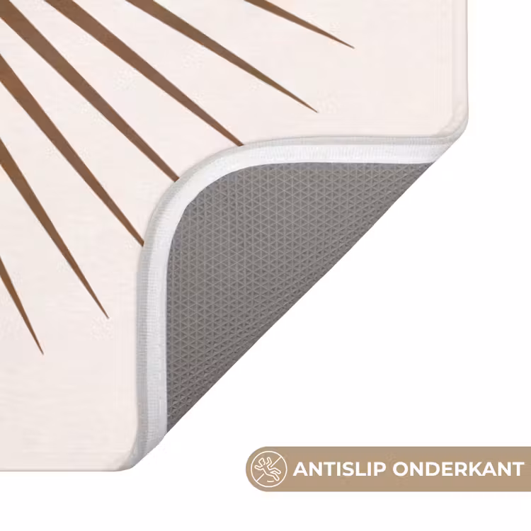 Wc Mat - Abstract - Zon - Symbool - Modern - Beige — 4