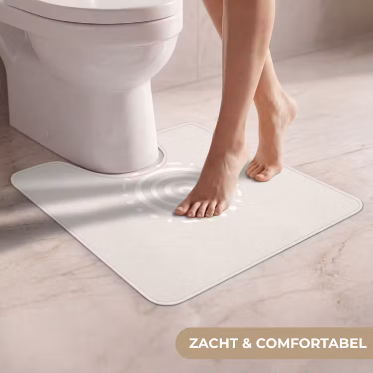Wc Mat - Symbool - Spiraal - Abstract - Minimalistisch - Beige — 5