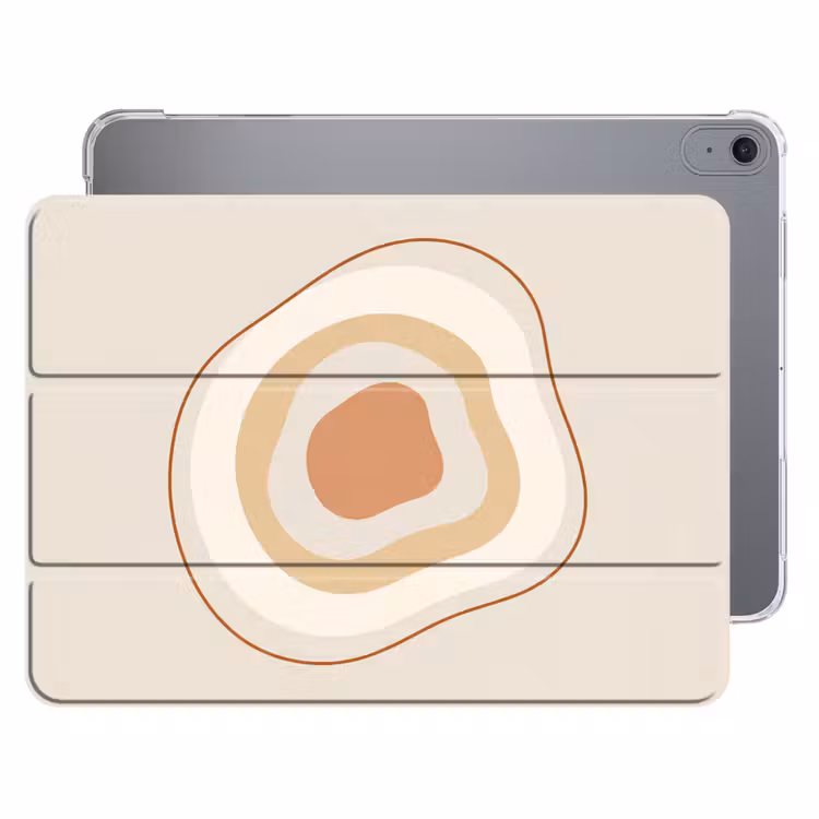 iPad hoes - Abstract - Organisch - Modern - Beige - Kunst — 1