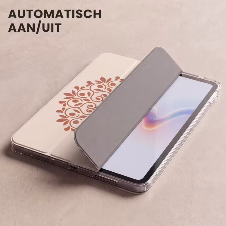 iPad hoes - Decoratie - Cirkel - Symmetrisch - Modern - Roodbruin — 5