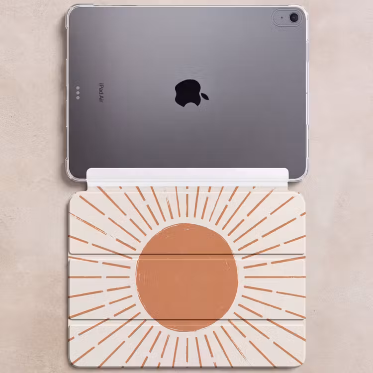 iPad hoes - Zon - Stralen - Abstract - Terracotta - Modern — 6