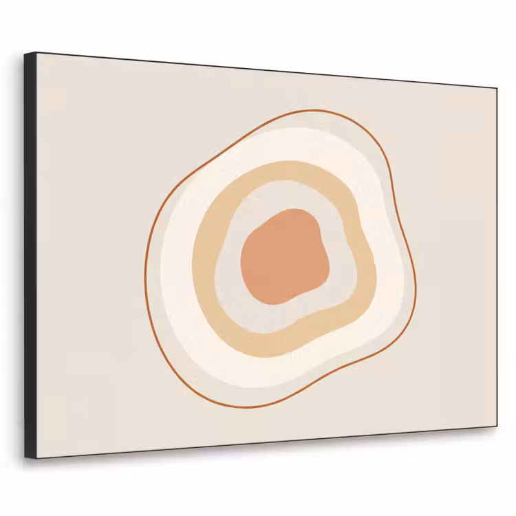 Art Frame - Abstract - Organisch - Modern - Beige - Kunst — 1