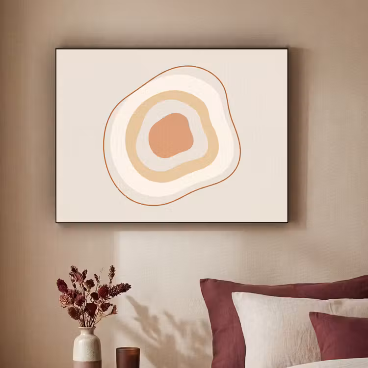 Art Frame - Abstract - Organisch - Modern - Beige - Kunst — 3