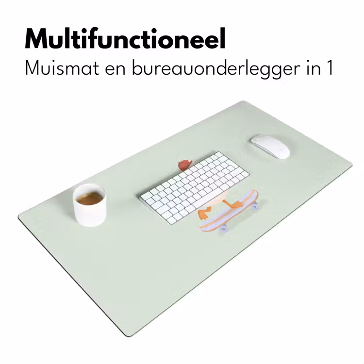 Bureau onderlegger - Vogel - Skateboard - Dieren - Cartoon - Speels — 7