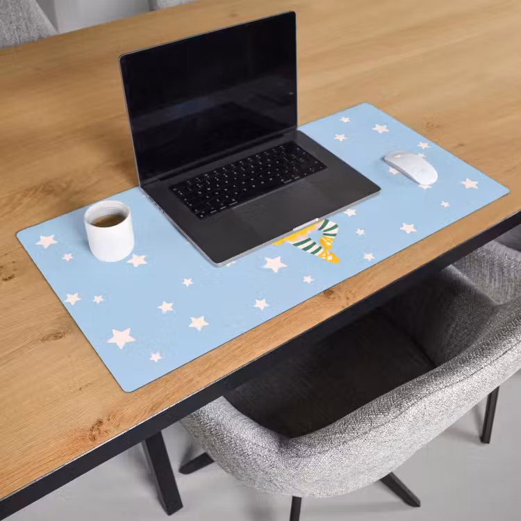 Bureau onderlegger - Dieren - Dans - Illustratie - Kinderkamer - Sterren — 3