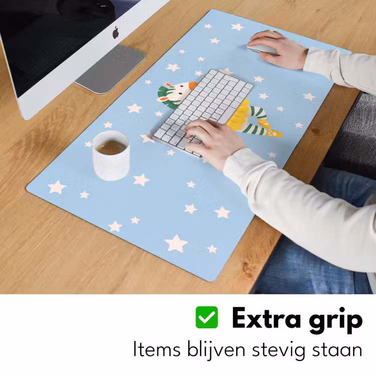 Bureau onderlegger - Dieren - Dans - Illustratie - Kinderkamer - Sterren — 6