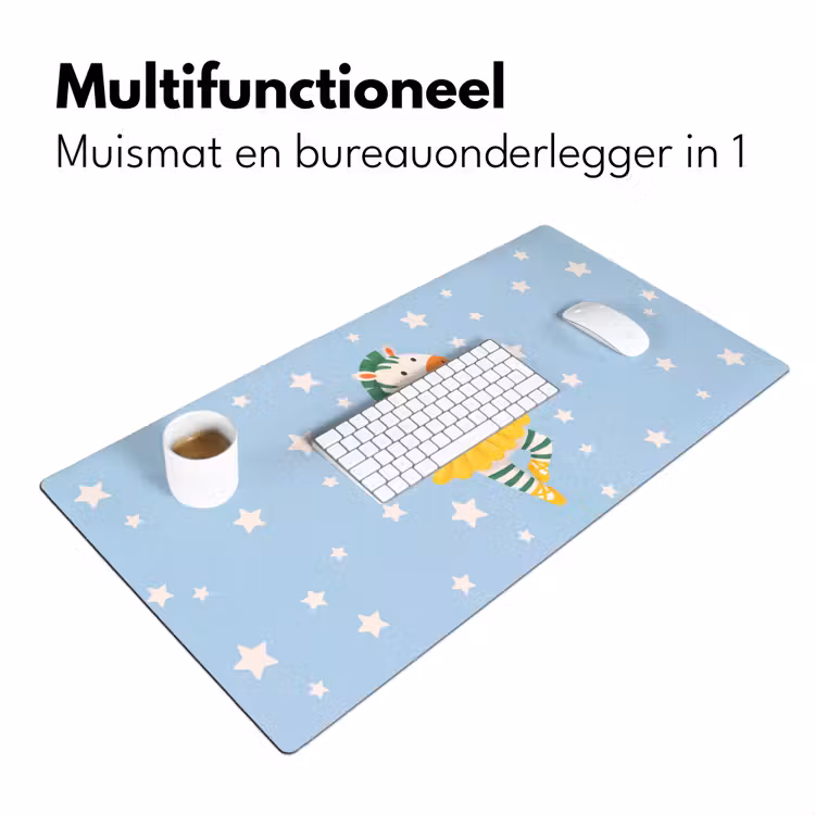 Bureau onderlegger - Dieren - Dans - Illustratie - Kinderkamer - Sterren — 7