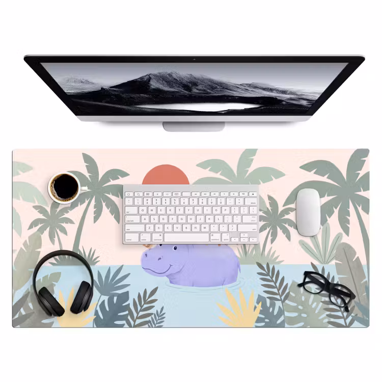Bureau onderlegger - Dieren - Vogel - Water - Natuur - Illustratie — 4