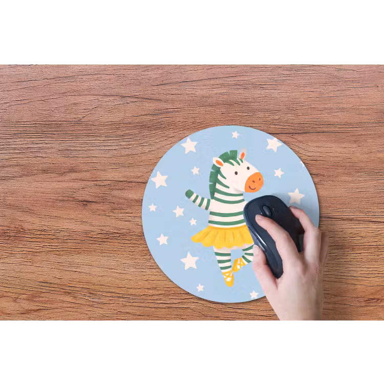 Muismat - Dieren - Dans - Illustratie - Kinderkamer - Sterren — 3