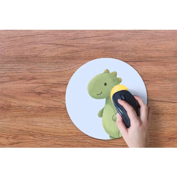 Muismat - Dinosaurus - Ballon - Kinderkamer - Illustratie - Groen — 3