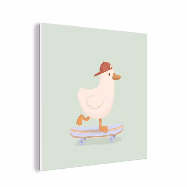 Forex - Vogel - Skateboard - Dieren - Cartoon - Speels — 1