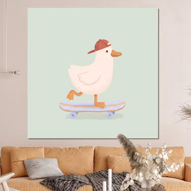 Forex - Vogel - Skateboard - Dieren - Cartoon - Speels — 4