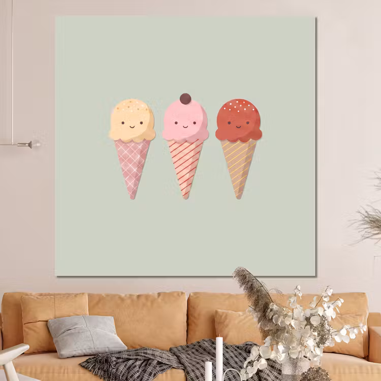 Forex - IJs - Hoorntjes - Eten - Illustratie - Vrolijk — 4