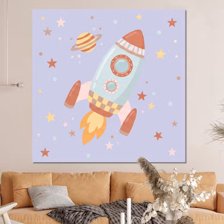 Forex - Raket - Ruimte - Planeet - Illustratie — 4