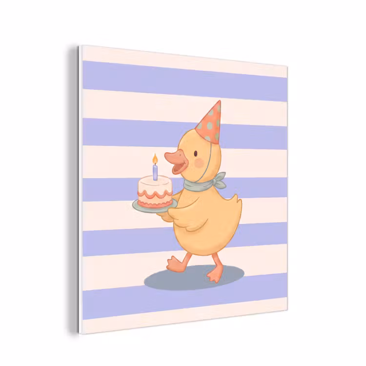 Forex - Vogel - Feest - Taart - Kinder - Illustratie — 1
