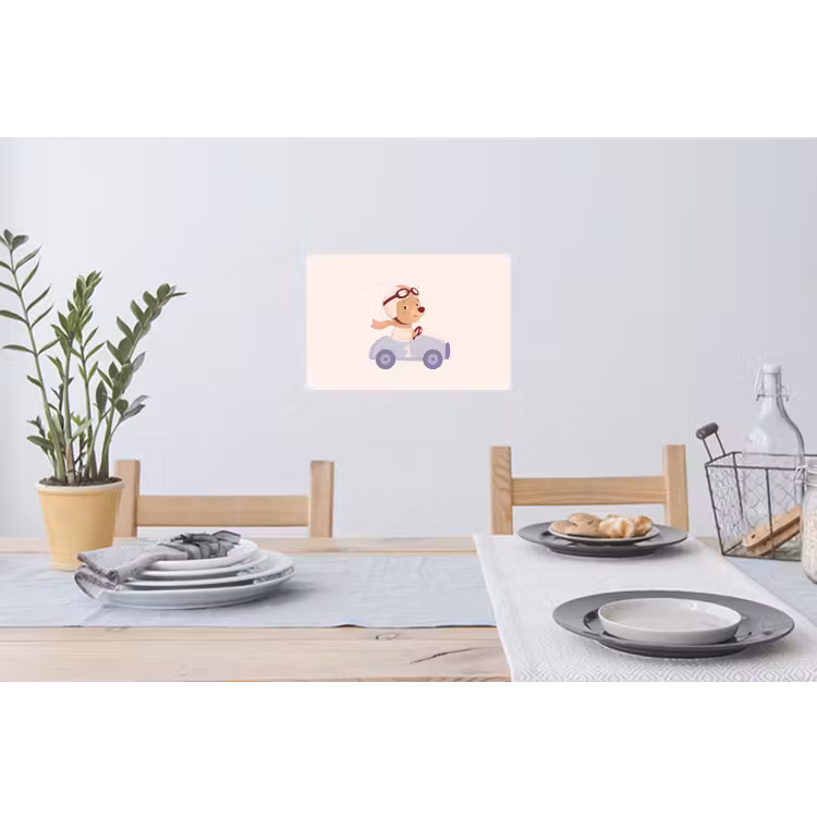 Muursticker - Beer - Auto - Kinderkamer - Cartoon - Speels — 3