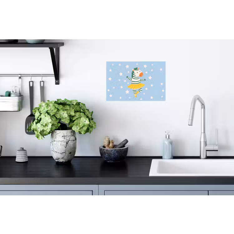 Muursticker - Dieren - Dans - Illustratie - Kinderkamer - Sterren — 2