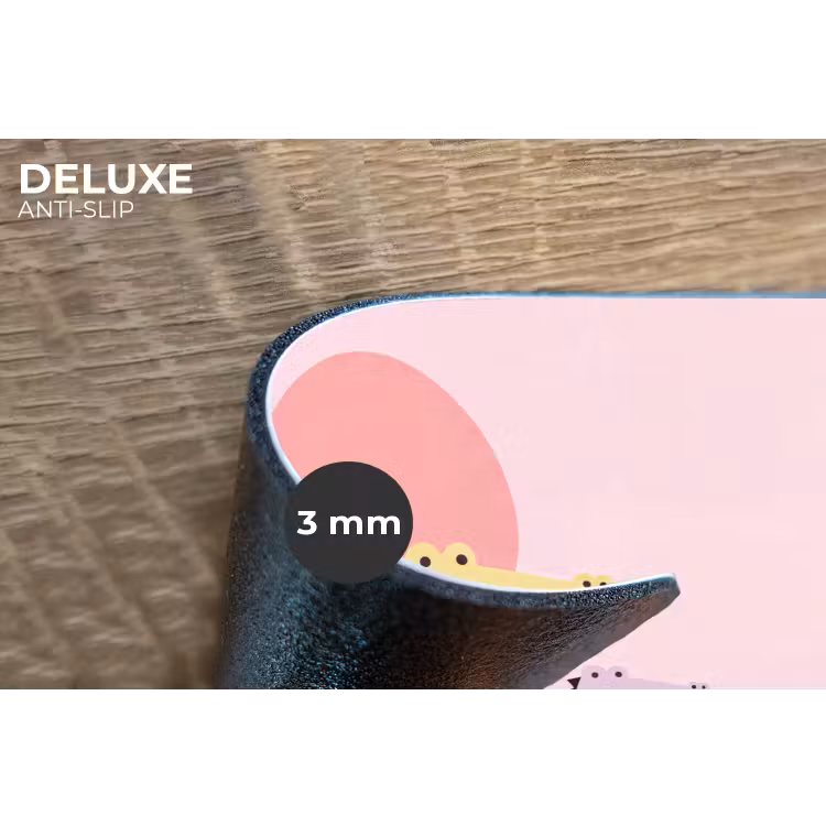 Placemat - 6 stuks - Dieren - Skaten - Illustratie - Speels - Roze — 4