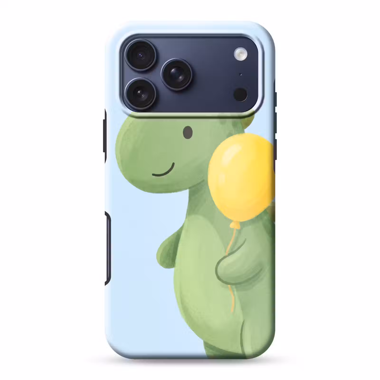 Telefoonhoesje Toughcase - Dinosaurus - Ballon - Kinderkamer - Illustratie - Groen — 1