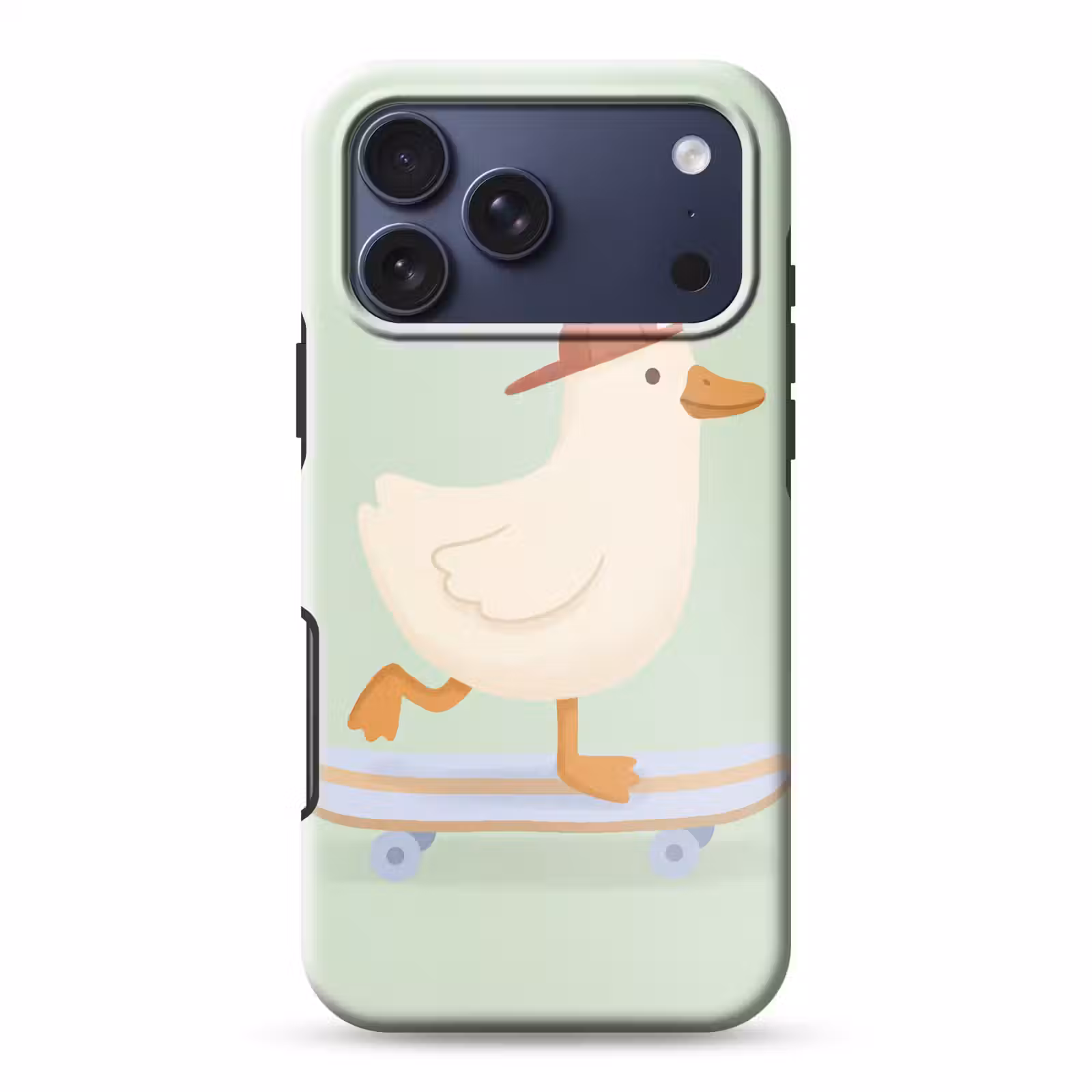 Telefoonhoesje Toughcase - Vogel - Skateboard - Dieren - Cartoon - Speels — 1