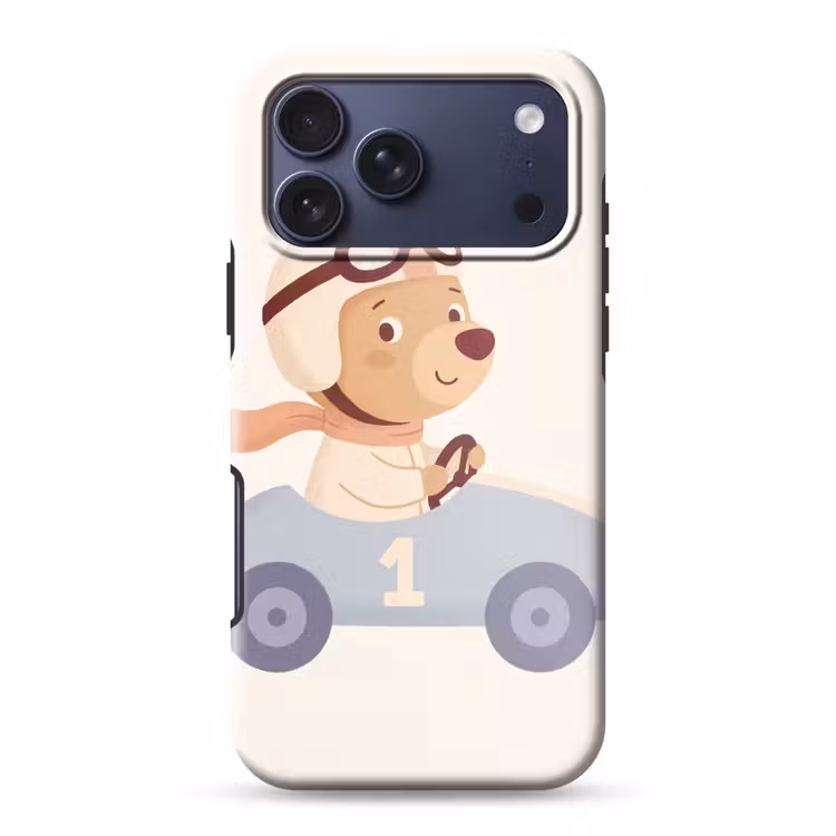 Telefoonhoesje Toughcase - Beer - Auto - Kinderkamer - Cartoon - Speels — 1