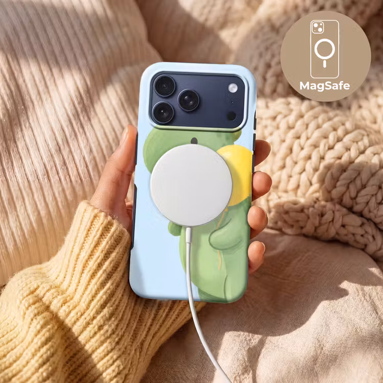 Telefoonhoesje Toughcase - Dinosaurus - Ballon - Kinderkamer - Illustratie - Groen — 8