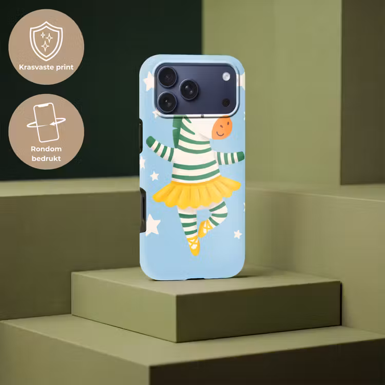 Telefoonhoesje Toughcase - Dieren - Dans - Illustratie - Kinderkamer - Sterren — 7