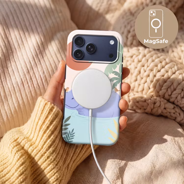 Telefoonhoesje Toughcase - Dieren - Vogel - Water - Natuur - Illustratie — 8