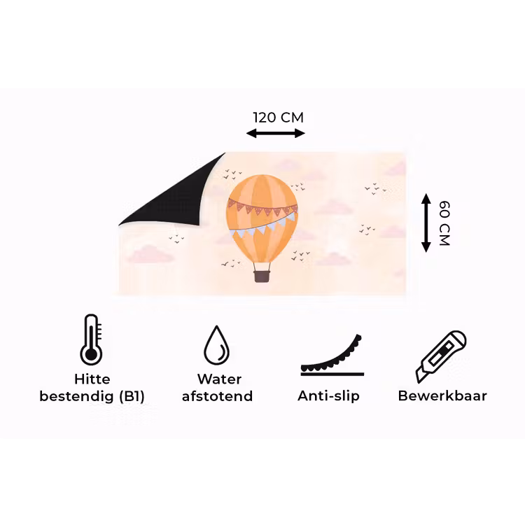 Keukenloper - Luchtballon - Slingers - Avontuur - Illustratie - Oranje — 5