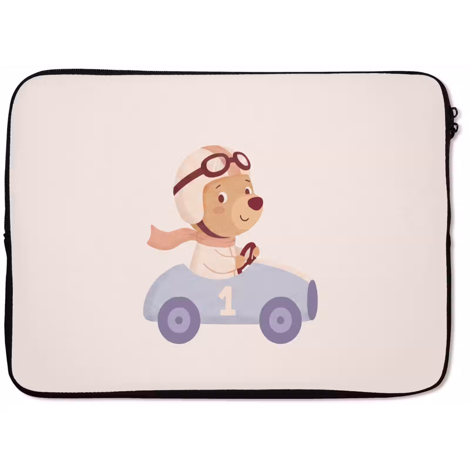 Laptophoes - Beer - Auto - Kinderkamer - Cartoon - Speels — 1
