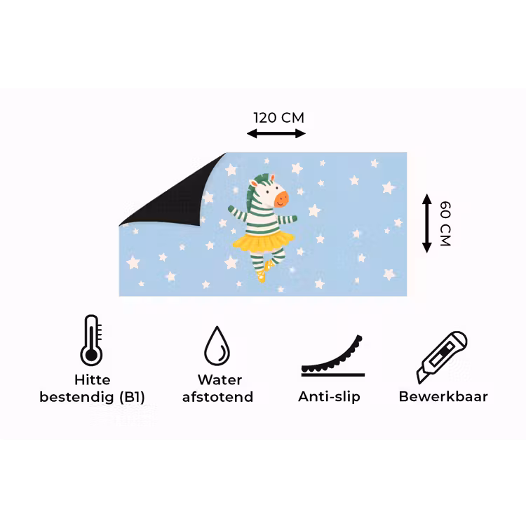 Keukenloper - Dieren - Dans - Illustratie - Kinderkamer - Sterren — 5