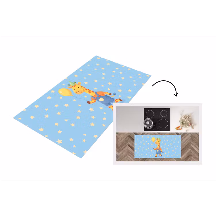 Keukenloper - Dieren - Giraffe - Ballon - Feest - Kinderkamer — 1