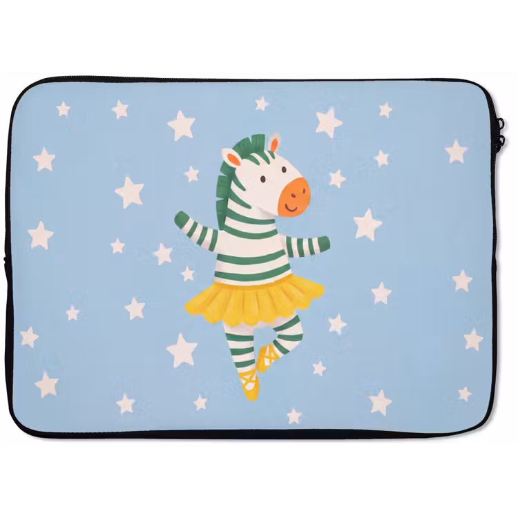 Laptophoes - Dieren - Dans - Illustratie - Kinderkamer - Sterren — 1