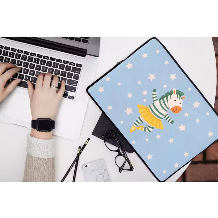 Laptophoes - Dieren - Dans - Illustratie - Kinderkamer - Sterren — 3