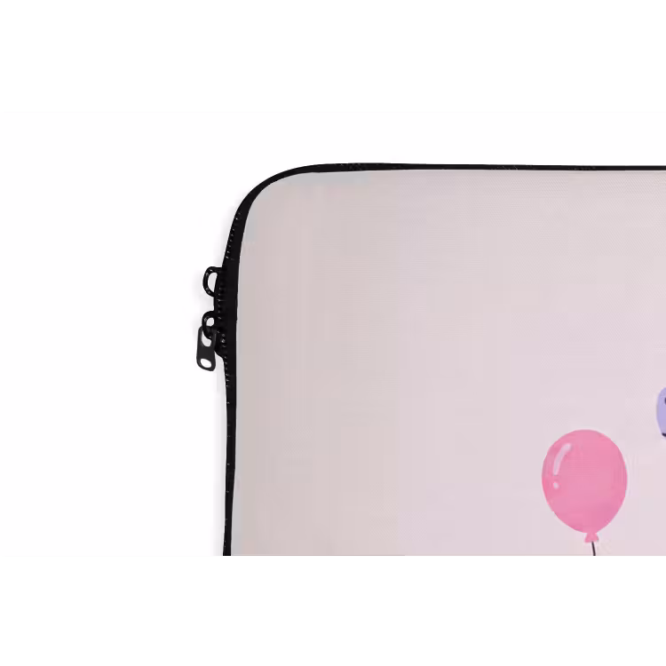 Laptophoes - Dieren - Fiets - Vriendschap - Illustratie - Roze — 5