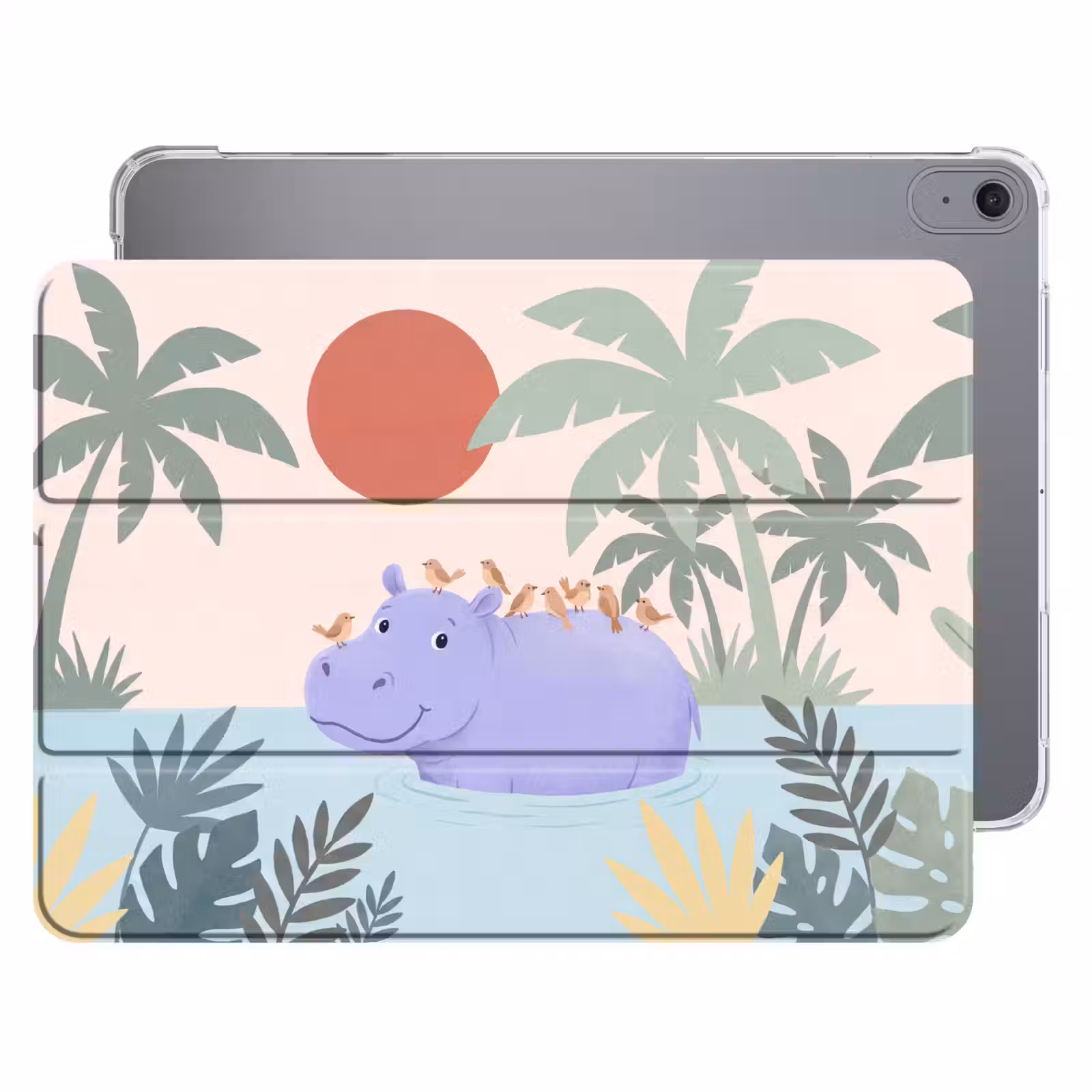 iPad hoes - Dieren - Vogel - Water - Natuur - Illustratie — 1