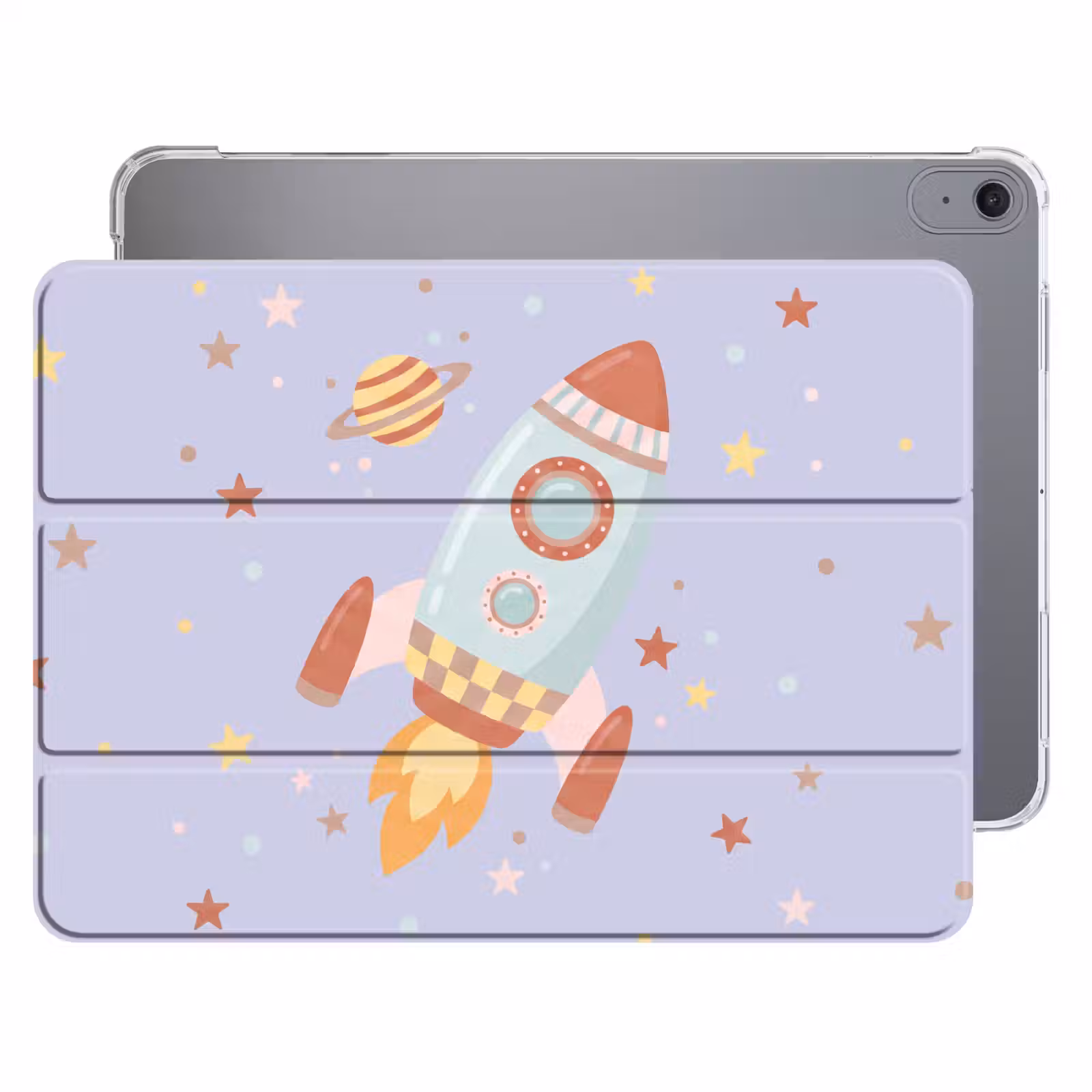 iPad hoes - Raket - Ruimte - Planeet - Illustratie — 1